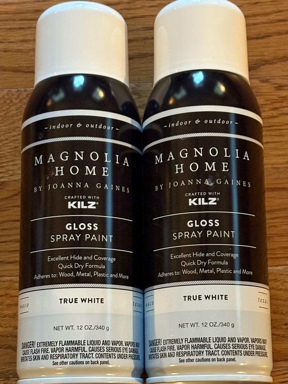 Magnolia Home by Joanna Gaines Kilz Gloss Spray Paint “TRUE WHITE” 12oz